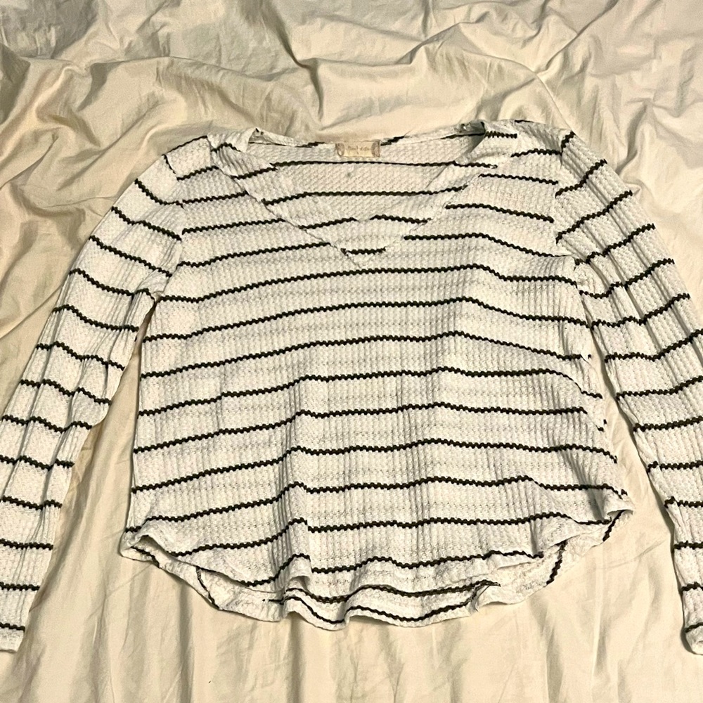 long sleeve stripped shirt